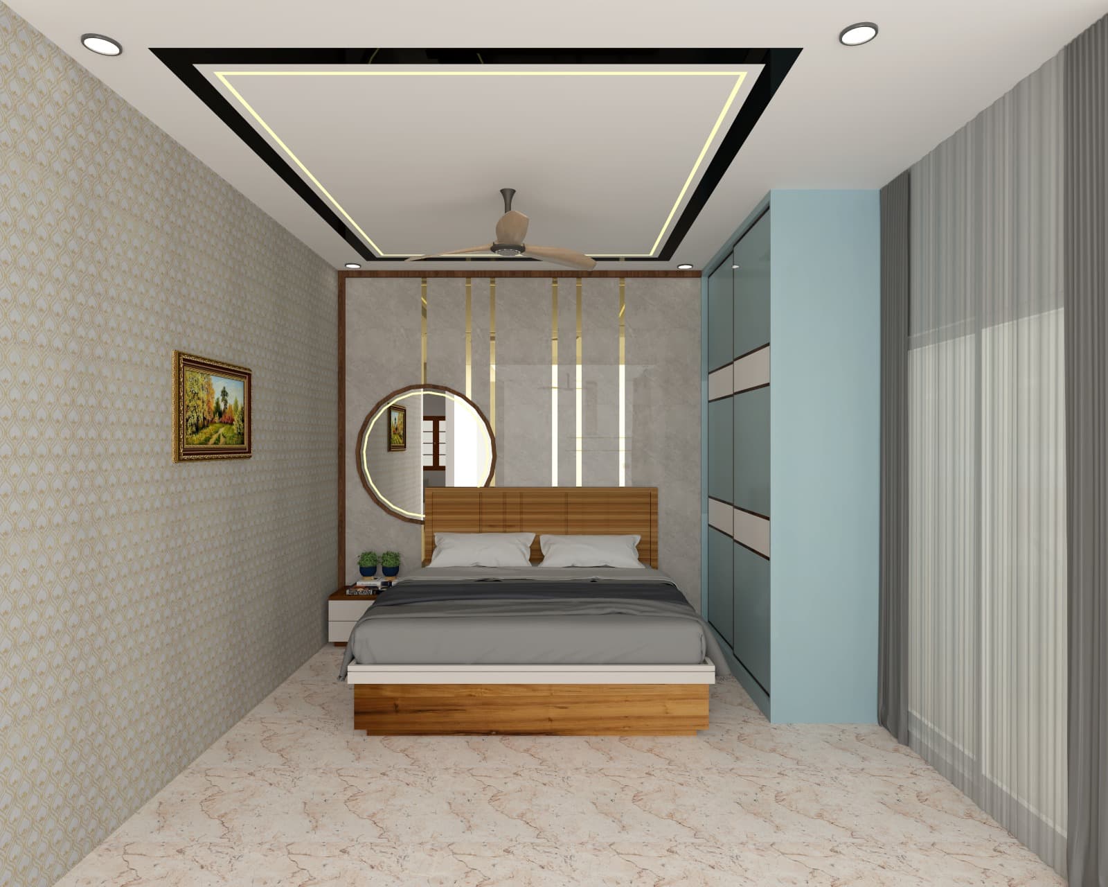 Akshayanagara Interior Design, LN Construction project in Akshayanagara, Bengaluru